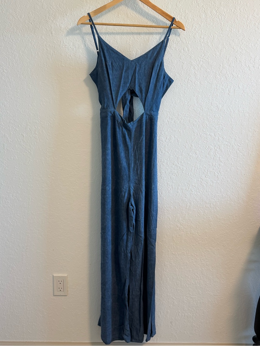 Indah Blue Cutout Jumpsuit